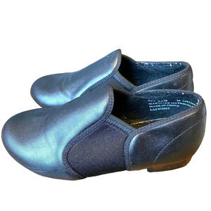 Revolution Dancewear Black Tape Shoes Girl Size 2AD/M